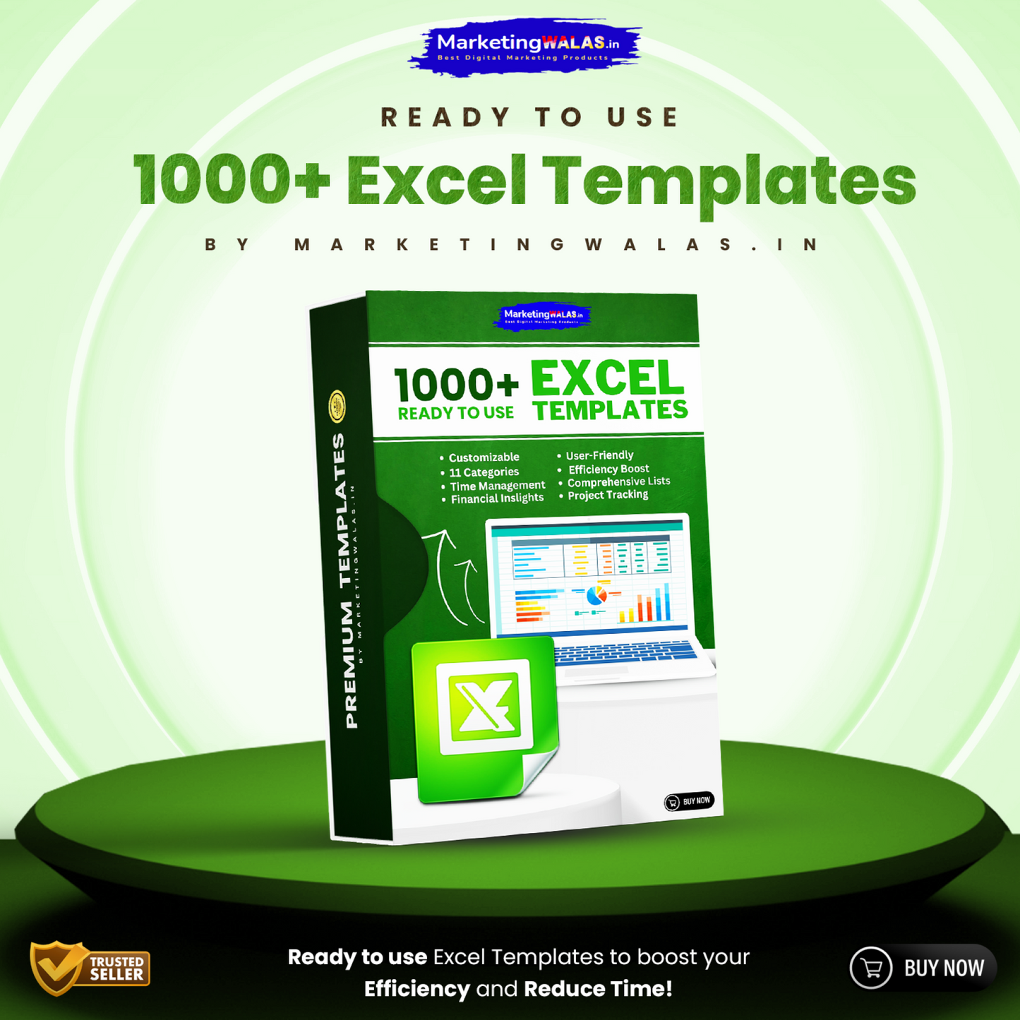 📦 Excel Inventory Tracker Template – Auto Update Stock Inward, Outward & Master List
